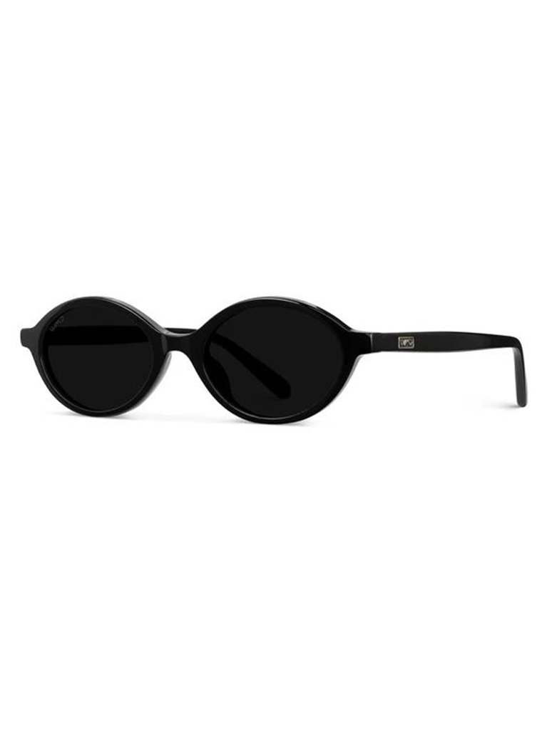 sleek black Selene sunglasses with UV protective lenses by WMP Eyewear