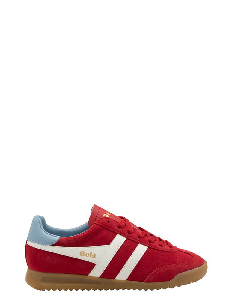 Gola Torpedo Suede Women's Sneakers in white with side wingflash branding, terrace-inspired authentic design, available in multiple sizes.