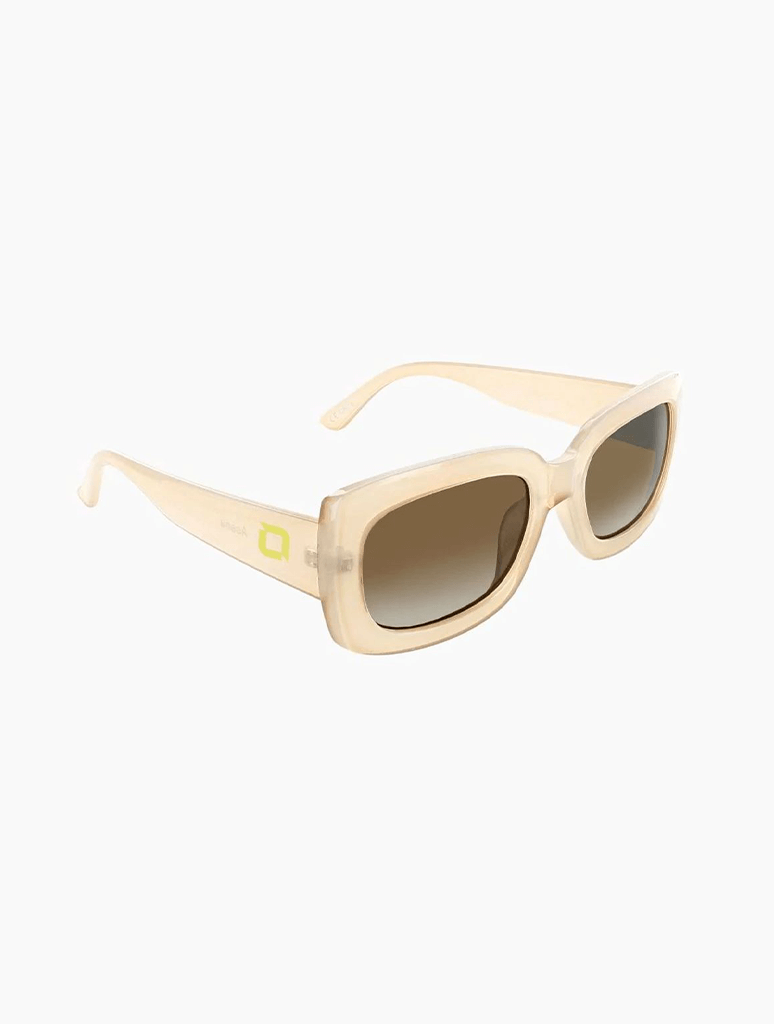 Lohi Crystal Sunglasses in Tan/Smoke Lens