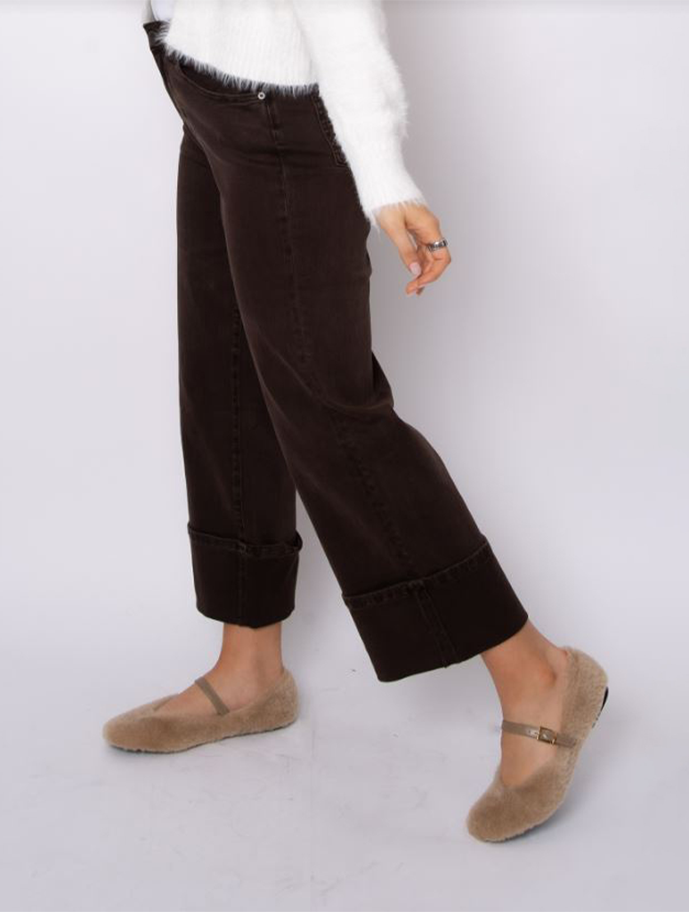 Carla Stretch Twill Cuff Pants