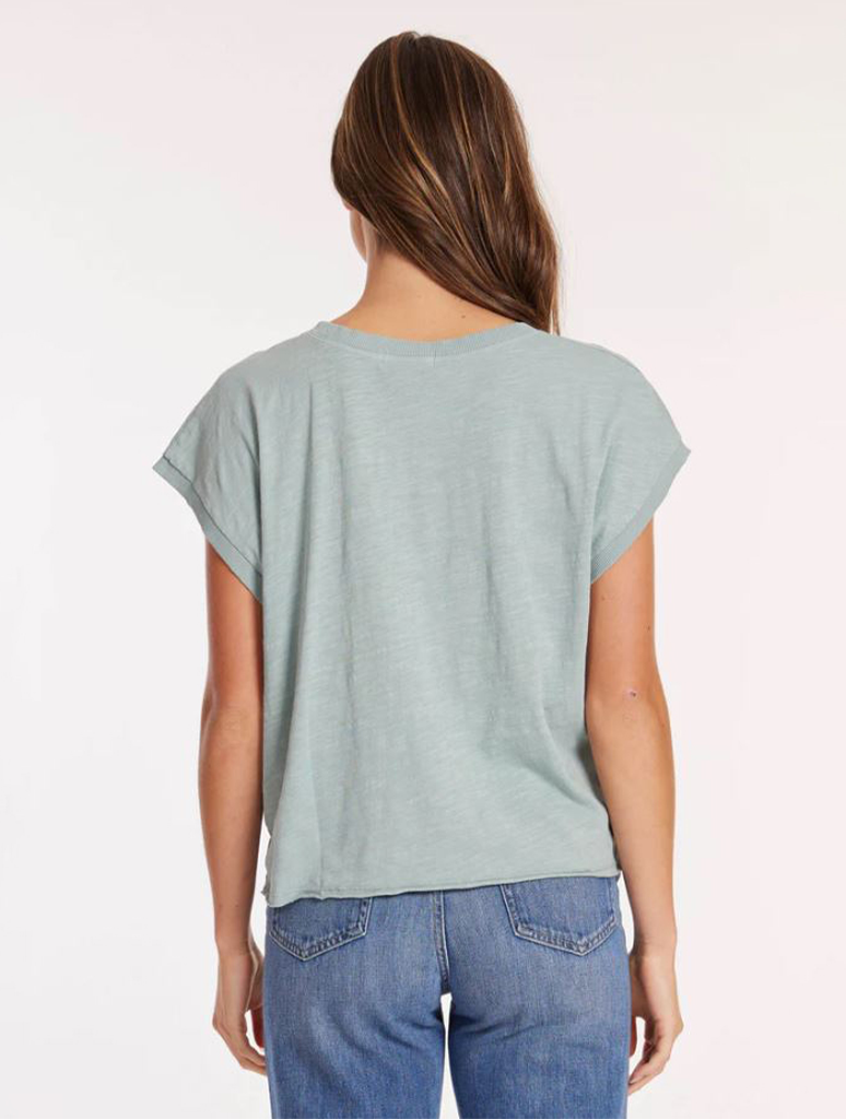 Short Dolman Sleeve Step Hem Tee