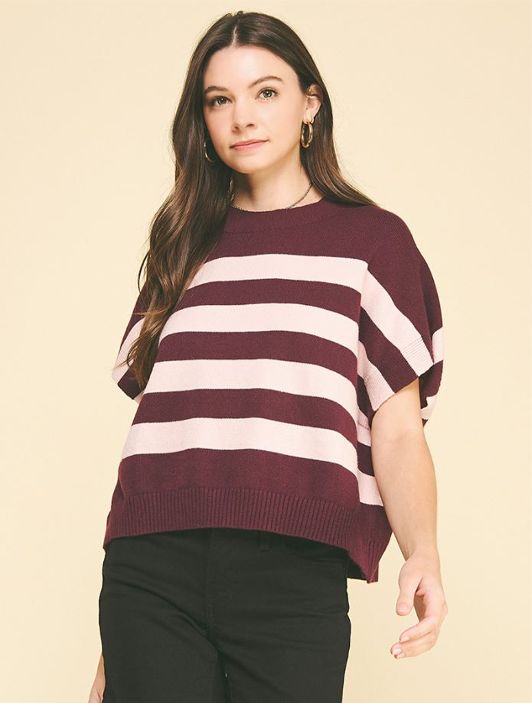 Stripe Sweater Vest