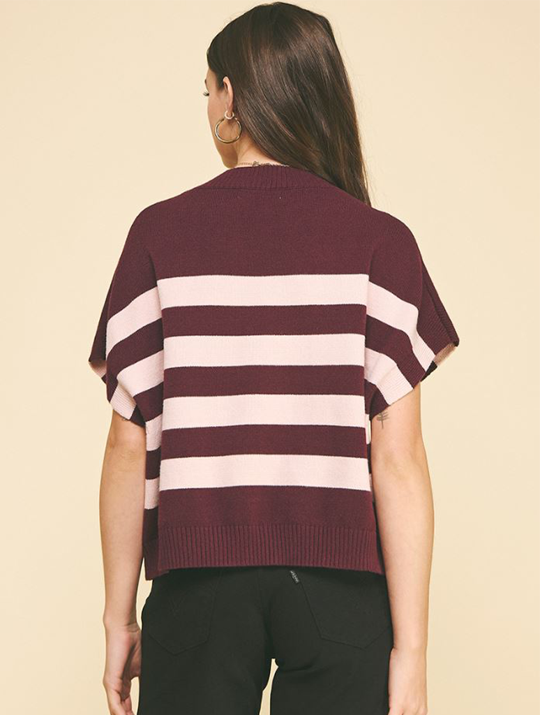 Stripe Sweater Vest
