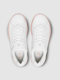 On Running The Roger Advantage Sneaker in White/Woodrose