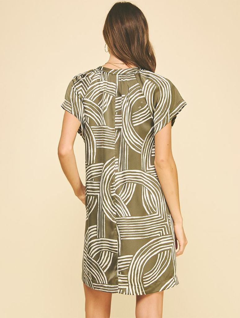 Printed Tunic Mini Dress