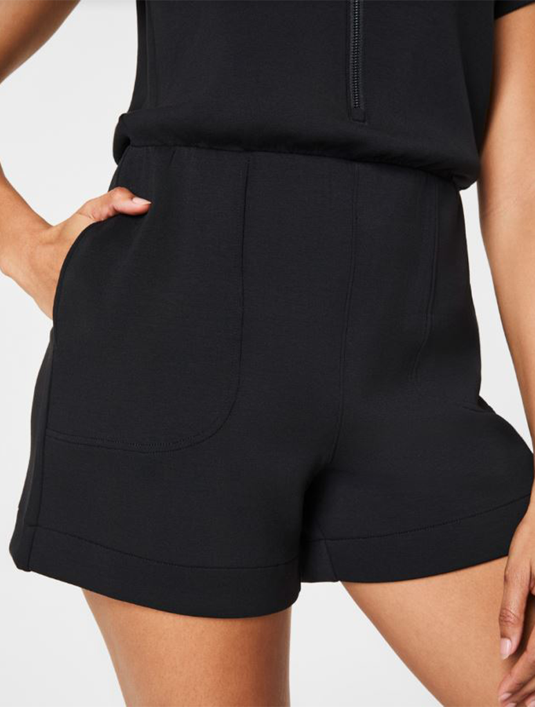 Spanx AE Half Zip Romper