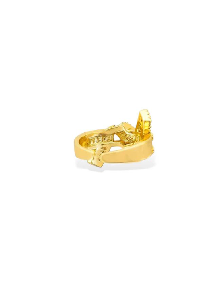 Over/Under Loop Design Ring