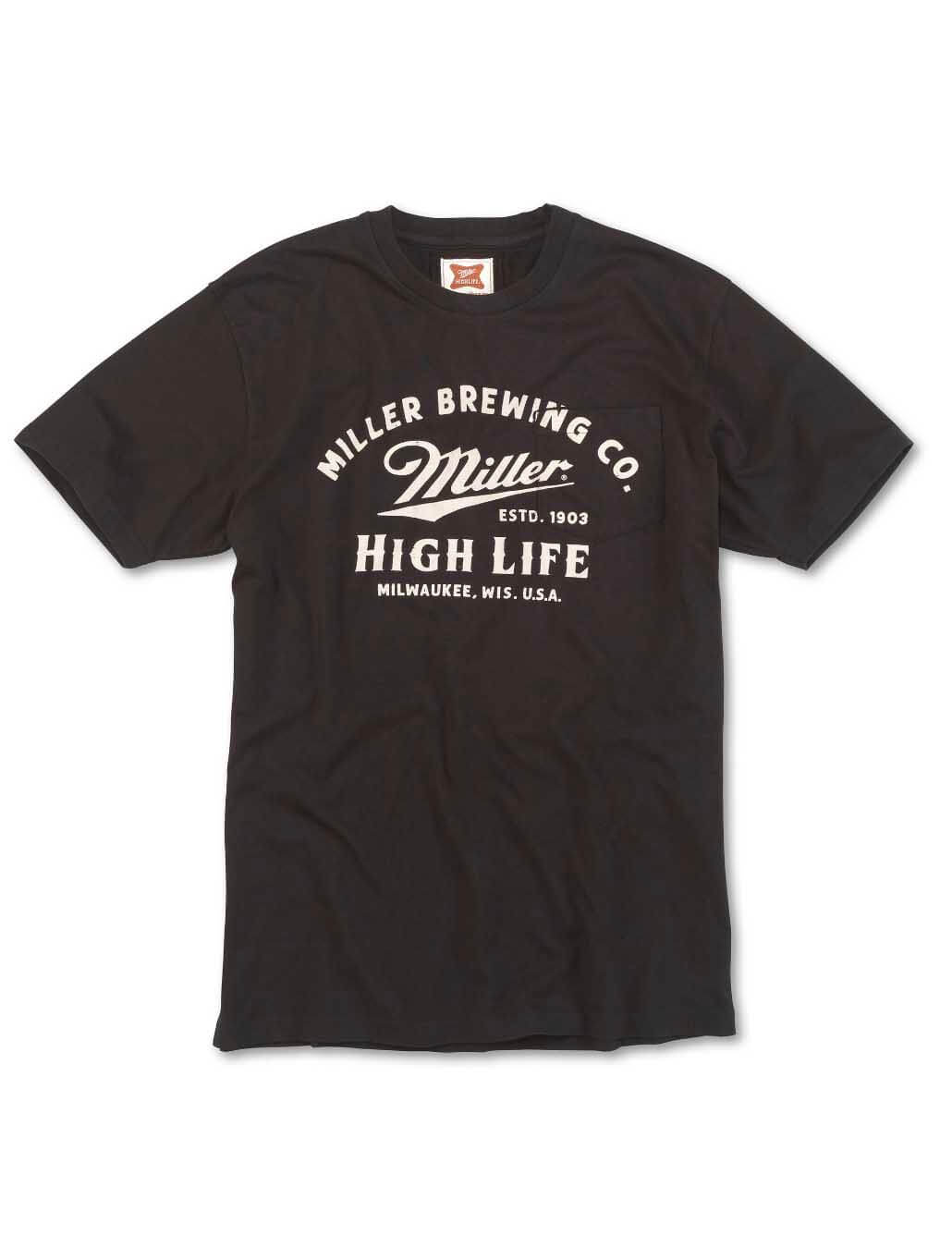 American Needle Miller High Life Burton Pocket Tee