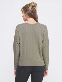 Long Sleeve Fine Gauge Dolman back view