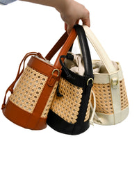 Straw Bucket Bag