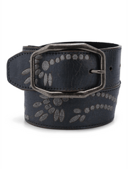 BED|STU Mohawk Belt in Silver Lux