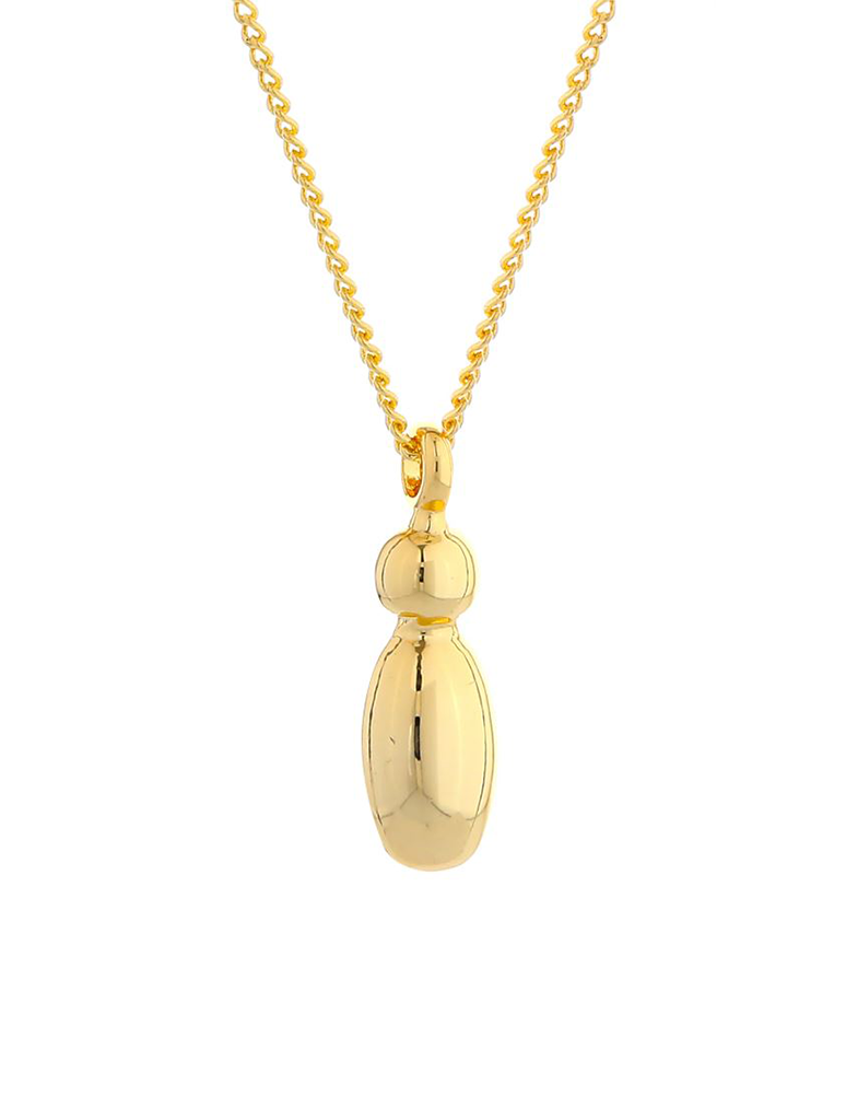 14K Gold Dipped Initial Necklace