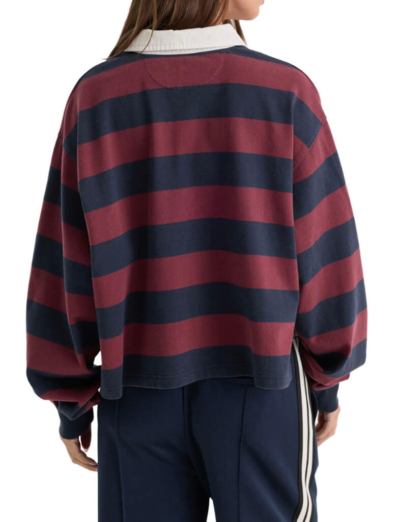 Good American The Cropped Rugby Polo