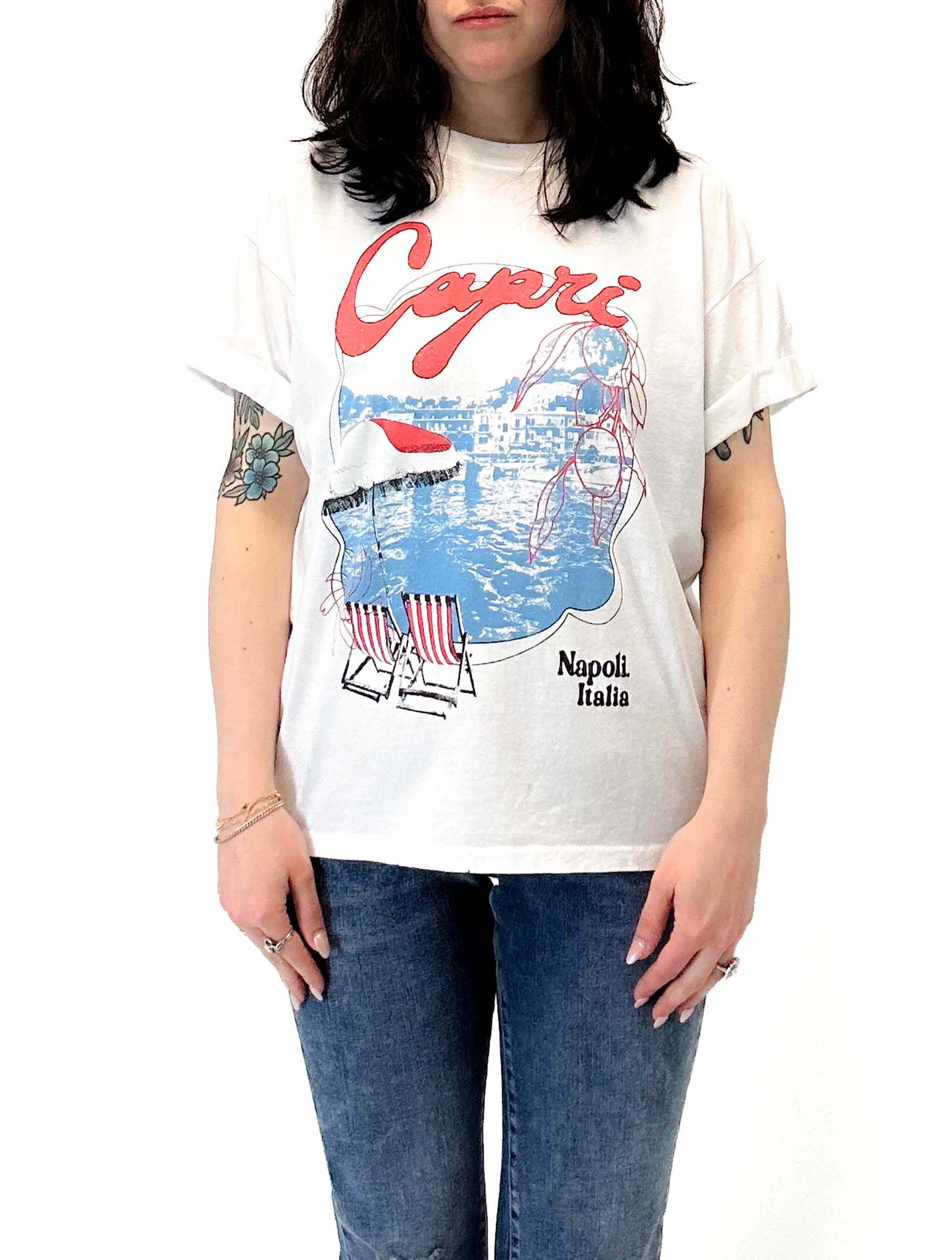 Capri T-Shirt in Vintage White