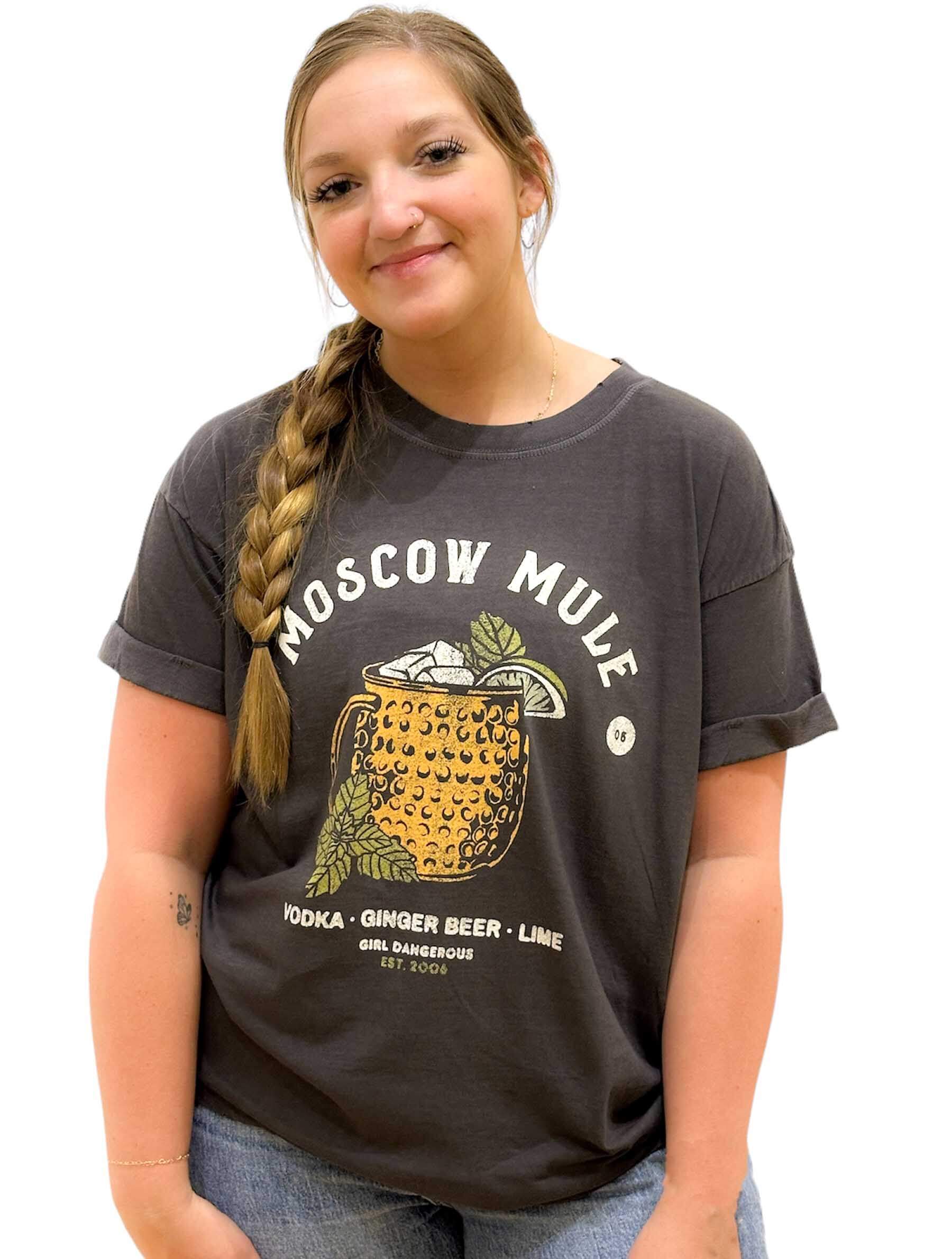 Moscow Mule Tee in Vintage Black