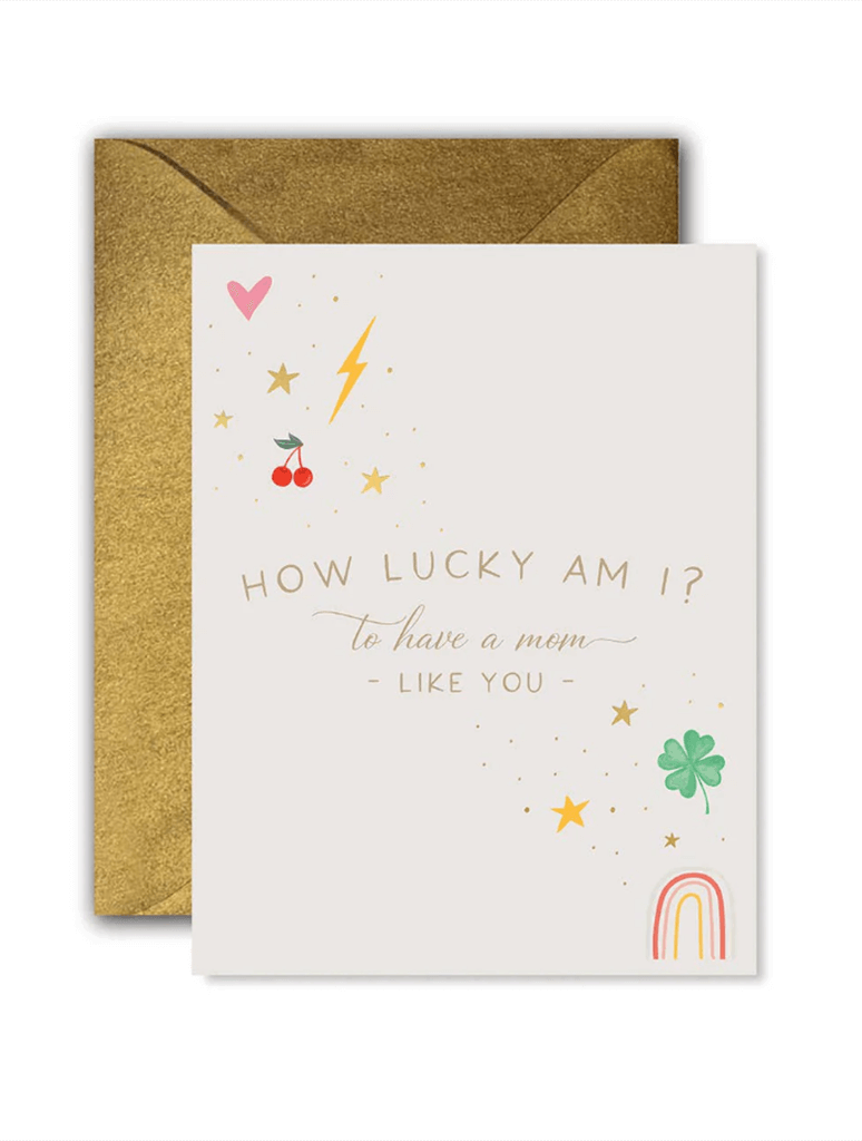 Lucky Mom Greeting Card