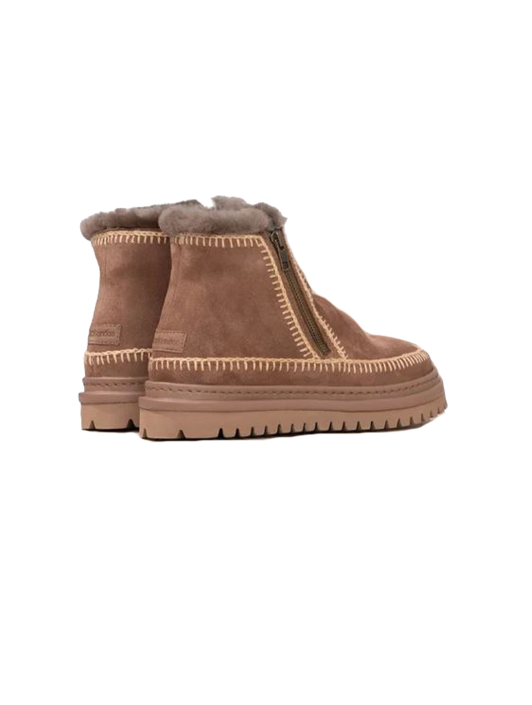 Laidback London Setsu 4.0. Crochet Suede Ankle Bootie