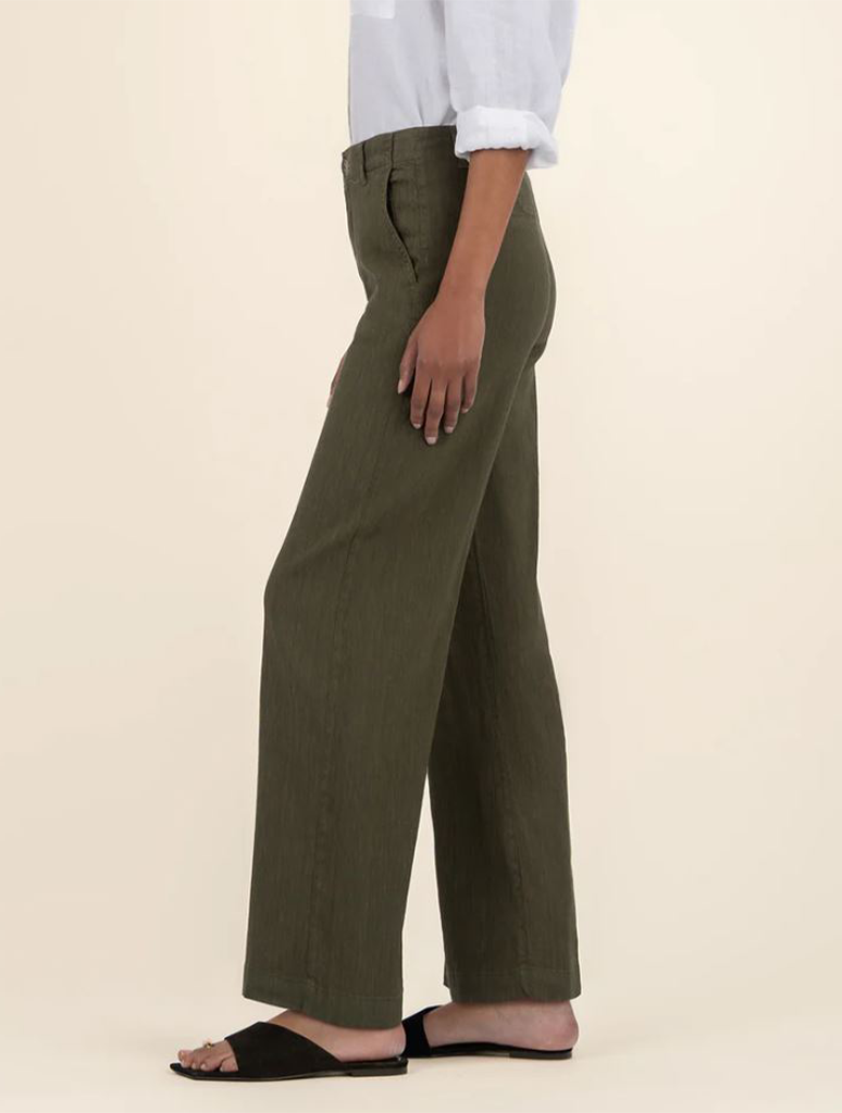 Kut From The Kloth Meg Linen Wide Leg Pant