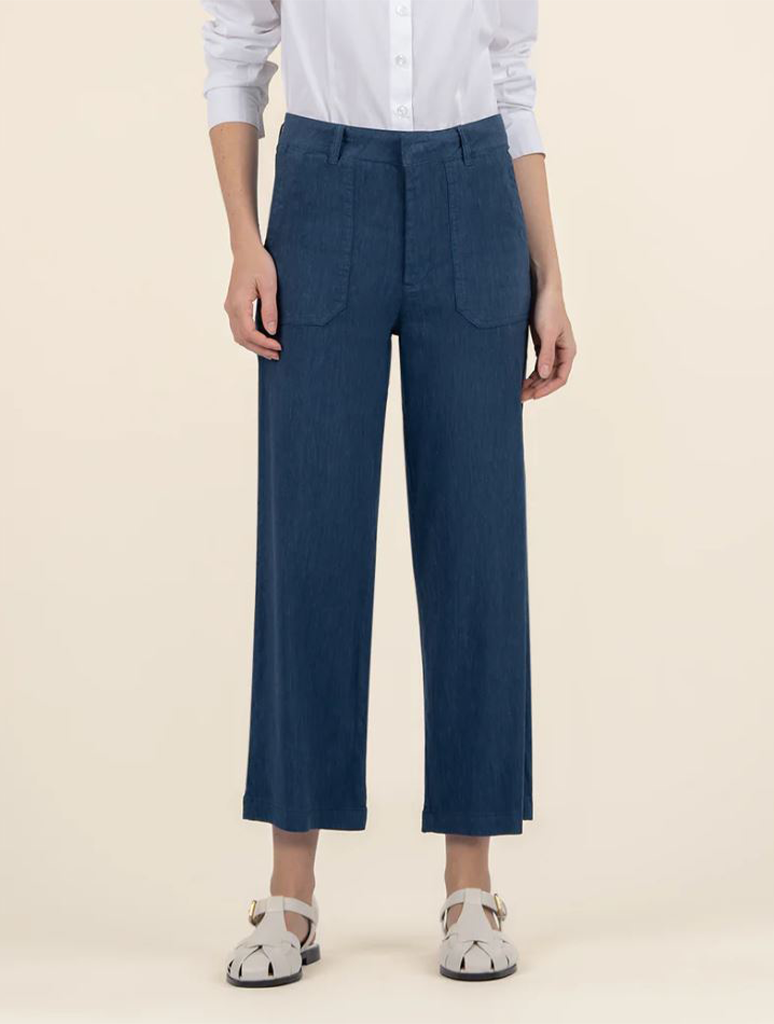 Kut From The Kloth Topaz High-Rise Wide Leg Pant With Pork Chop Pockets