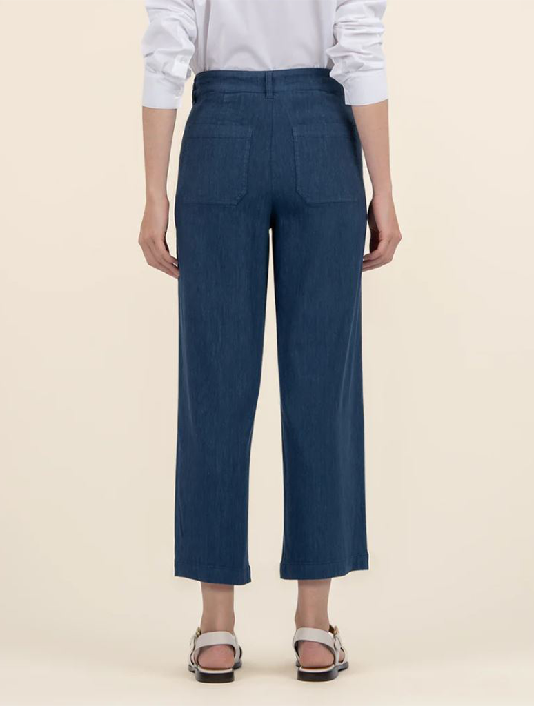 Kut From The Kloth Topaz High-Rise Wide Leg Pant With Pork Chop Pockets