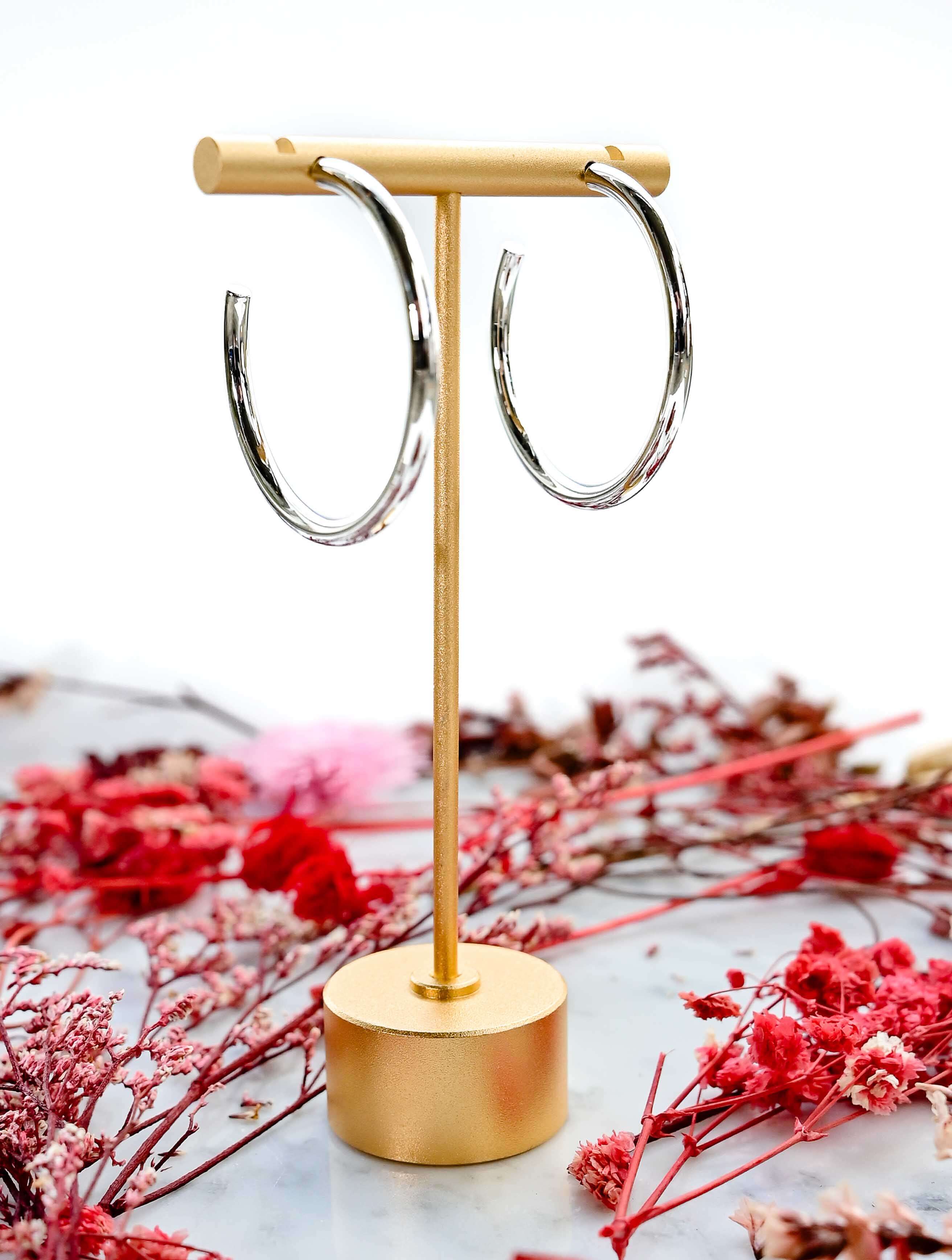14K Gold Dipped Post Hoop