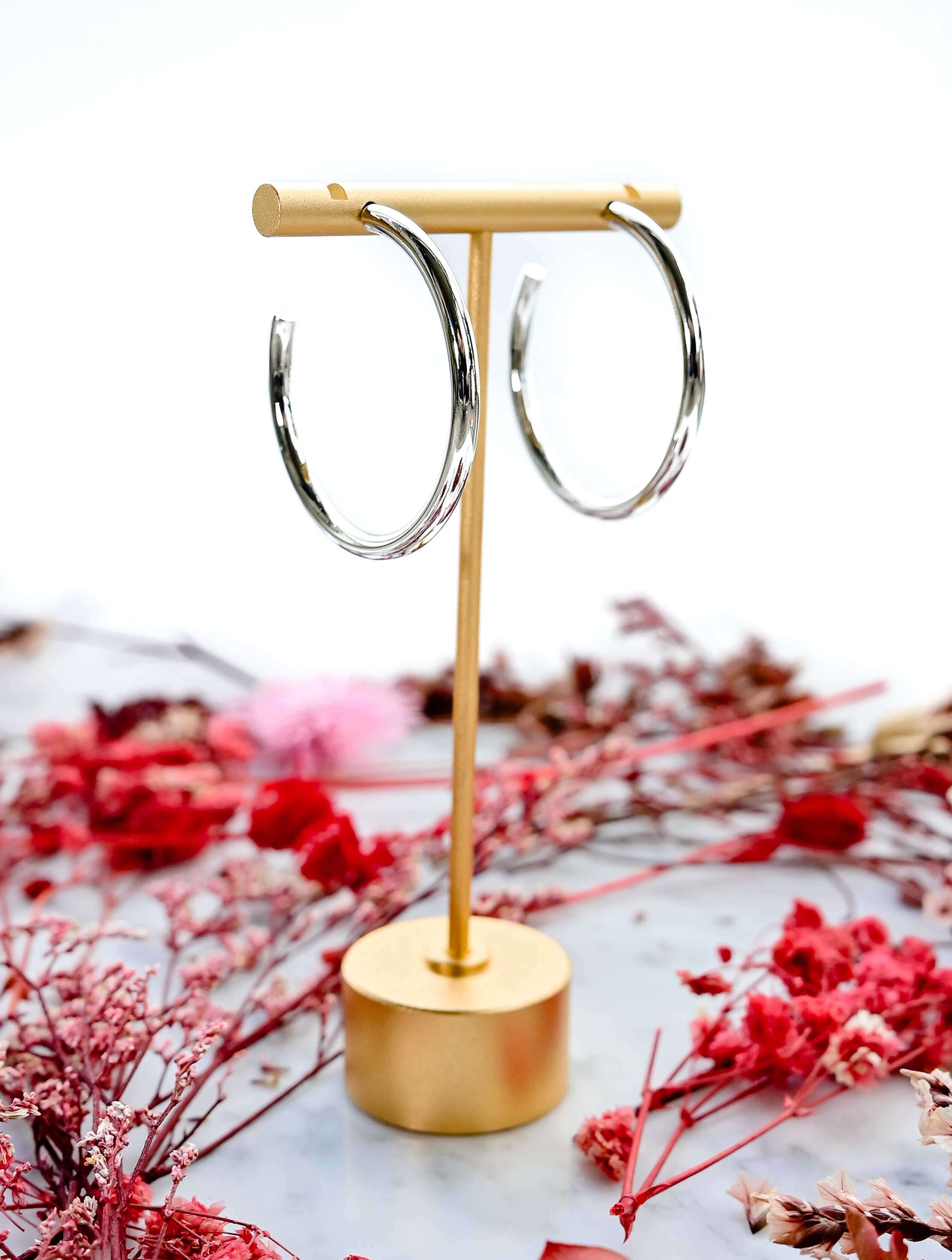14K Gold Dipped Post Hoop