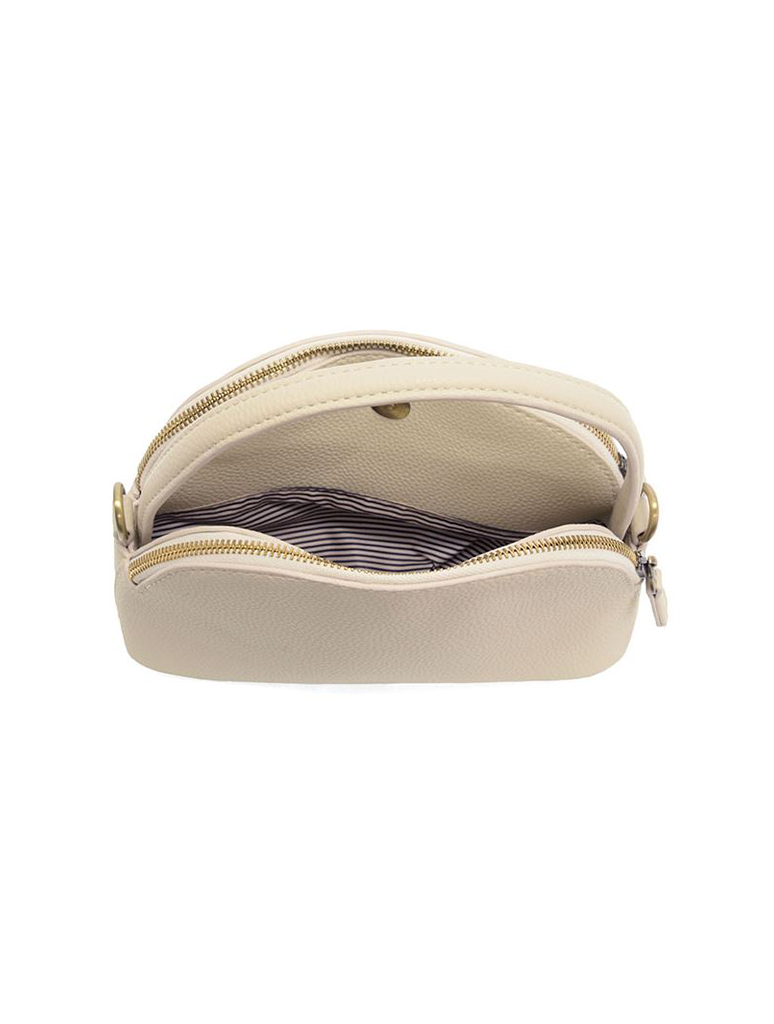 Larissa Double Zip Dome Crossbody