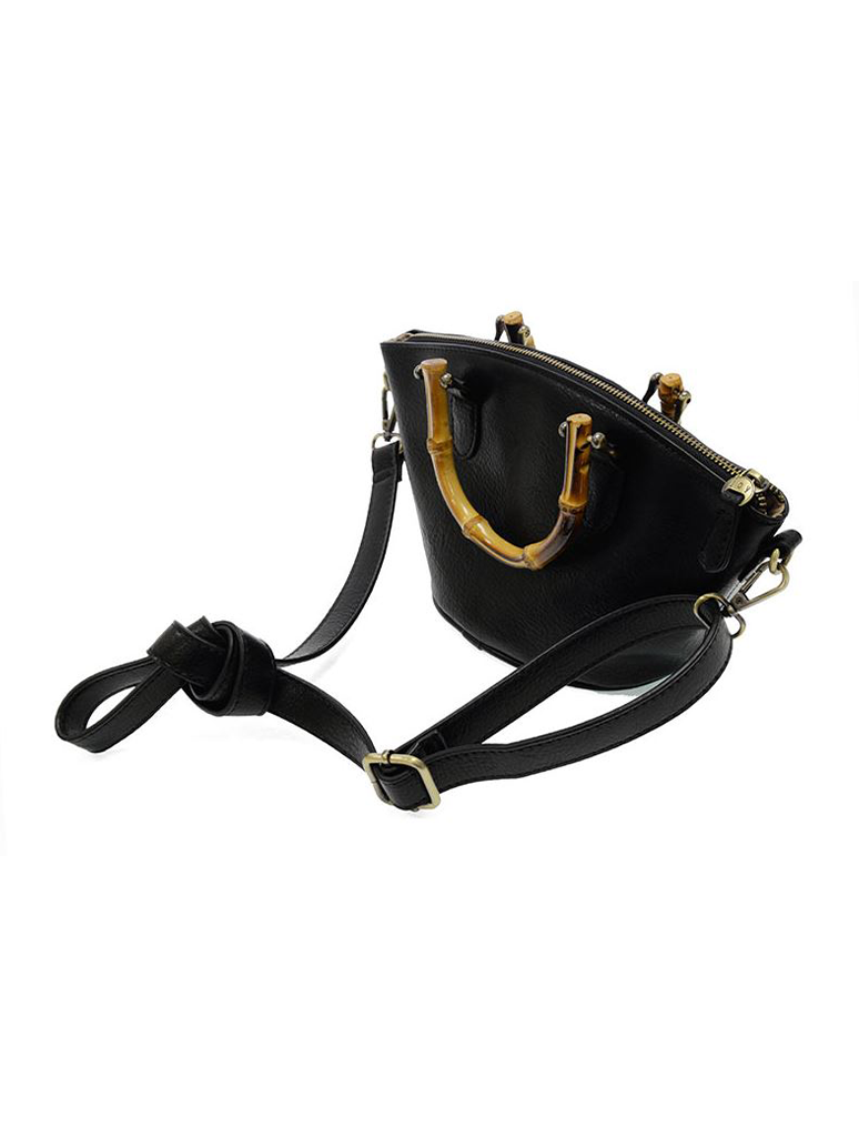 Millie Bamboo Handle Basket Crossbody