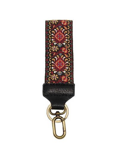 Embroidered Wristlet Keychain