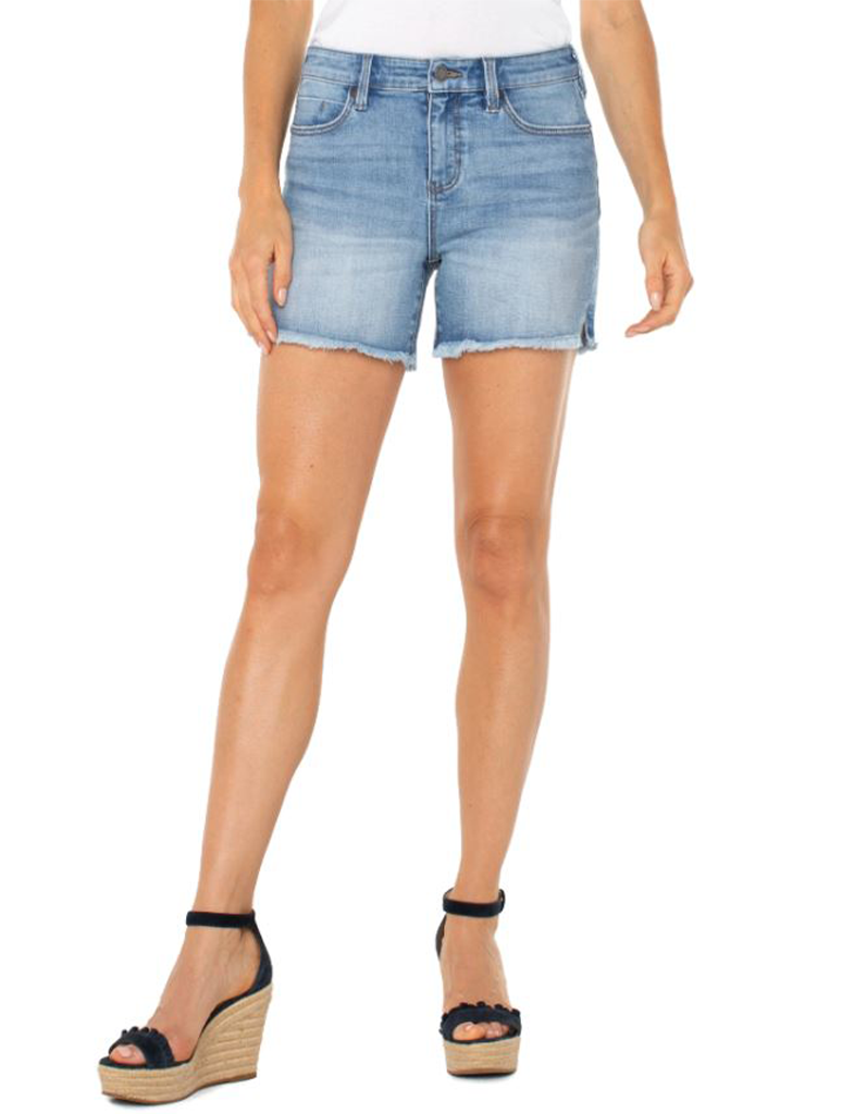 Liverpool Vickie Fray Hem Short