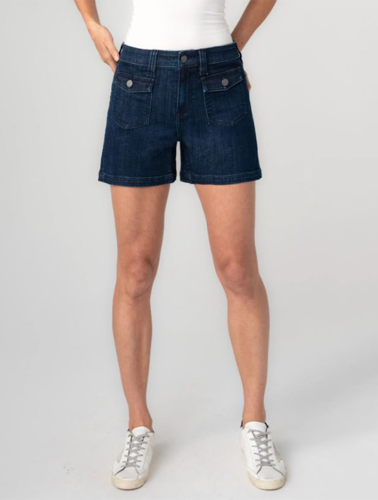 Liverpool Vintage Short With Flap Front Pockets