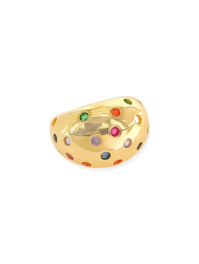CZ Bubble Ring