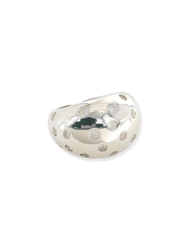 CZ Bubble Ring