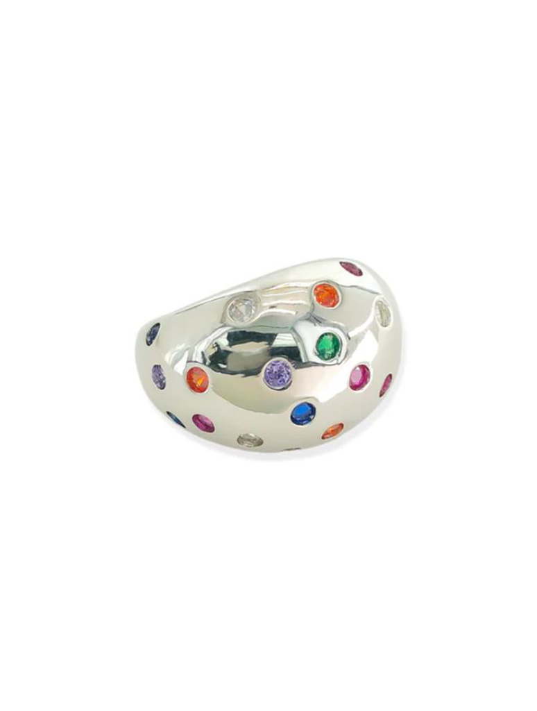 CZ Bubble Ring