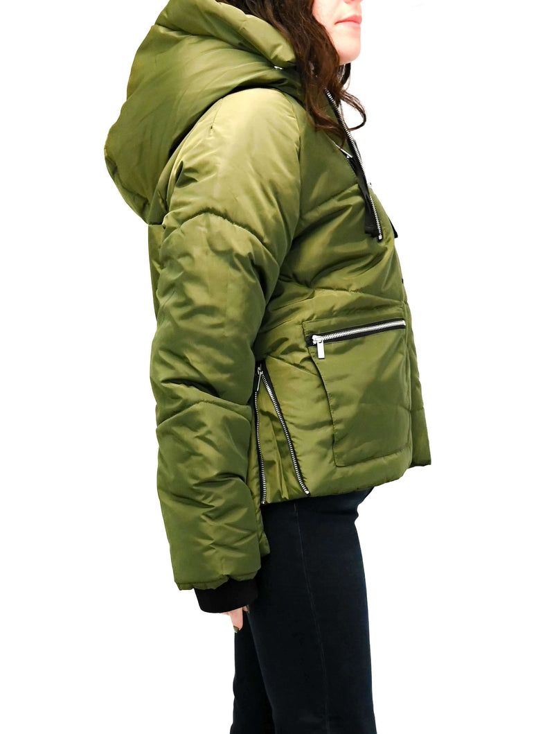 Zip Up Parka with Lining