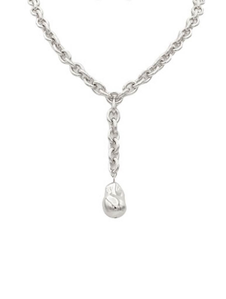 Metal Pendant Necklace Set