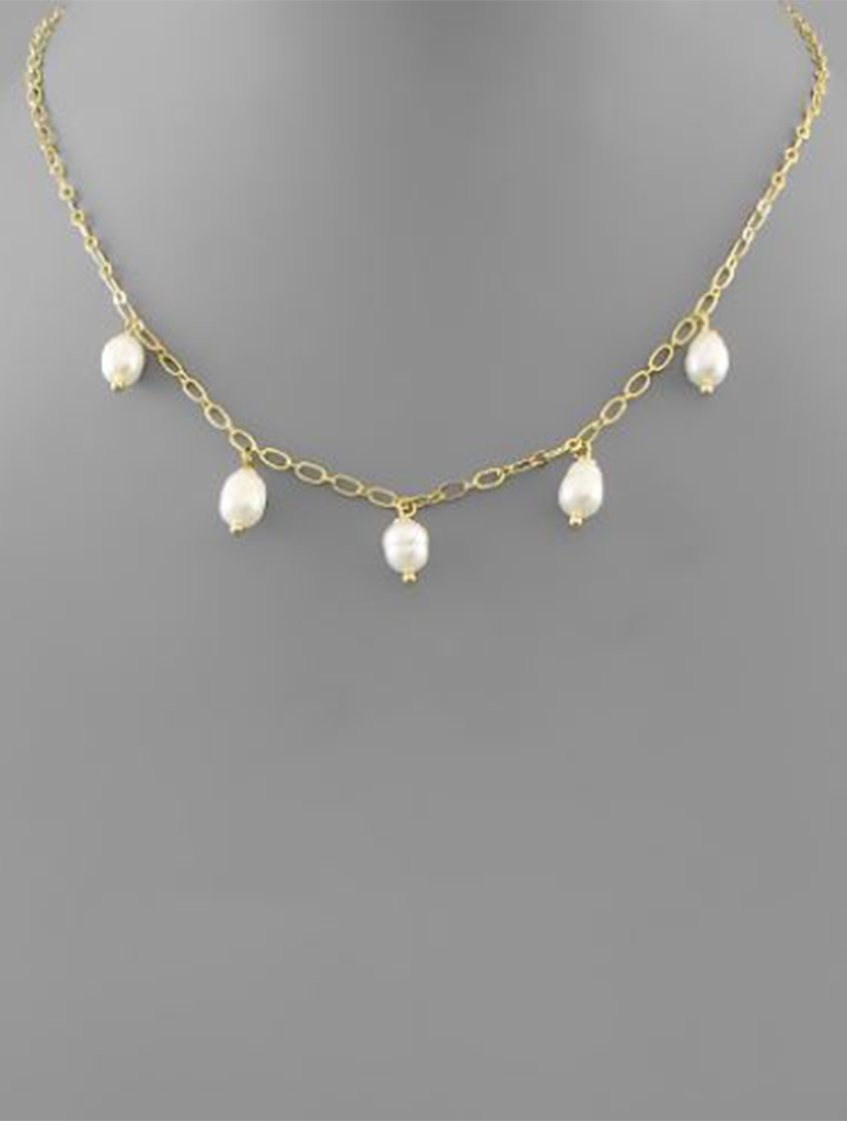 Hanging PHanging Pearl Necklaceearl Necklace