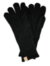 Solid Criss Cross Knit Gloves