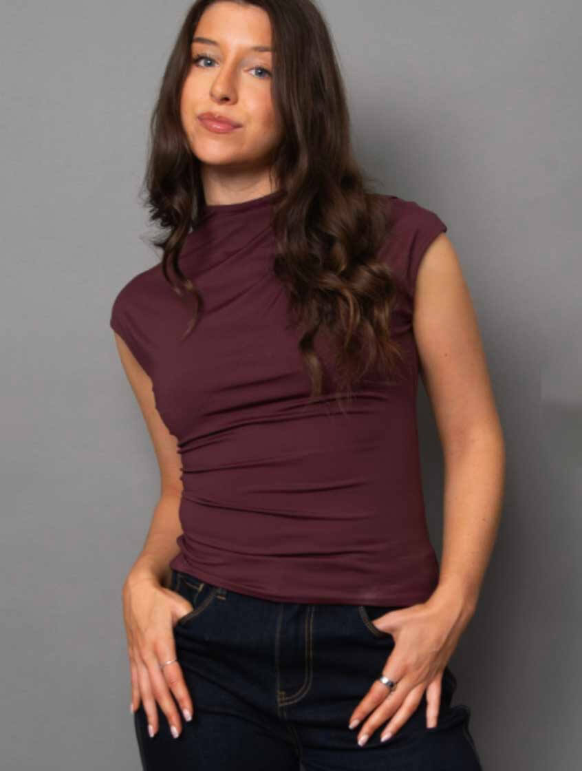 Yvette Funnel Neck Top