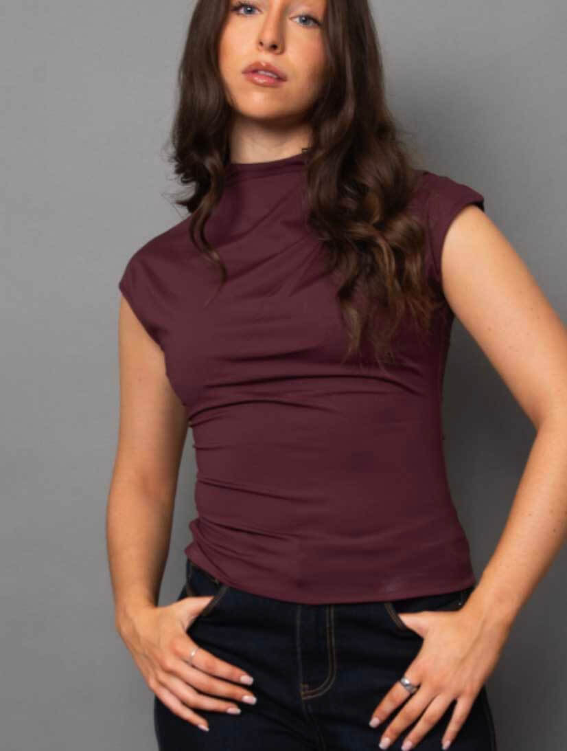 Yvette Funnel Neck Top