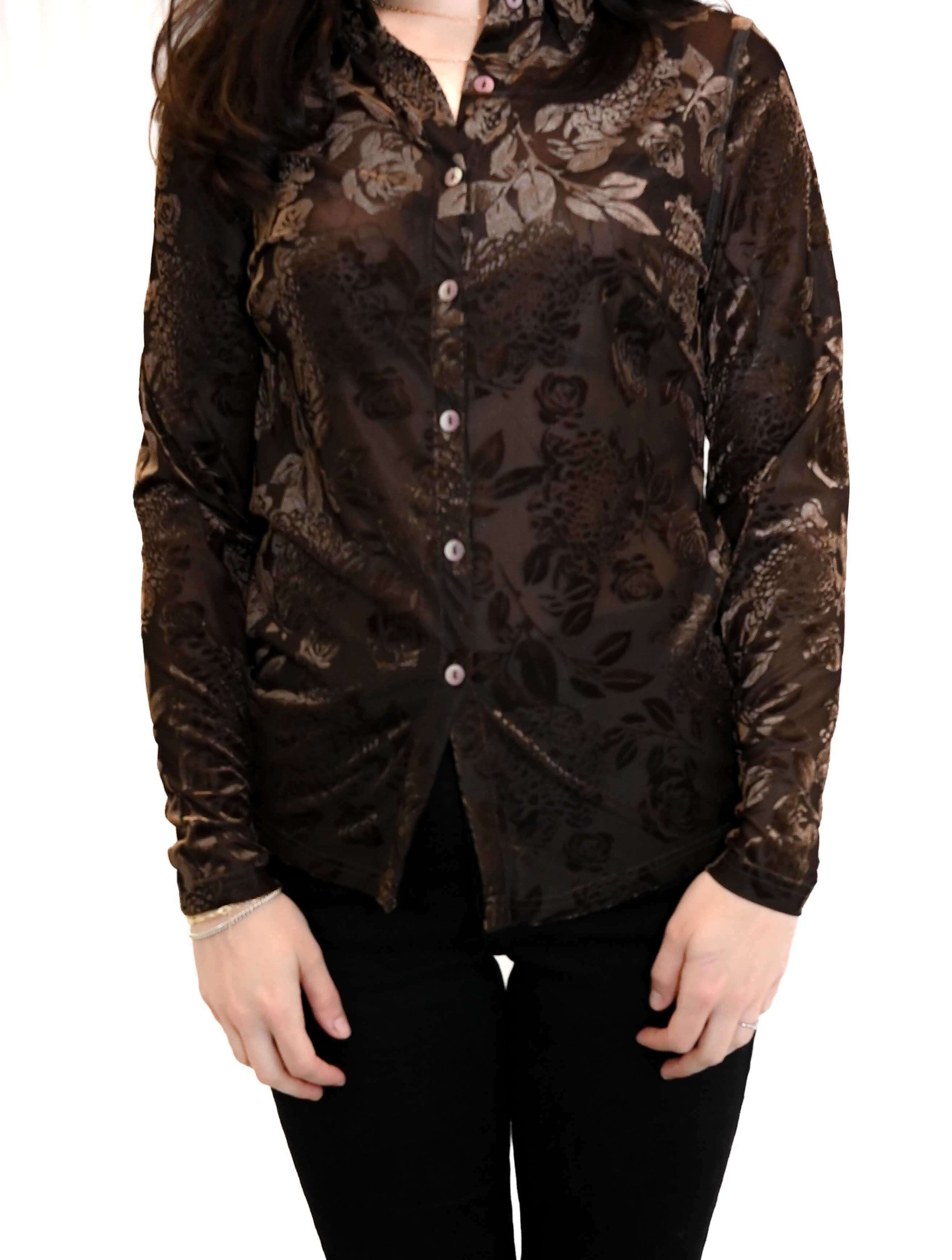 Burnout Velvet Shirt