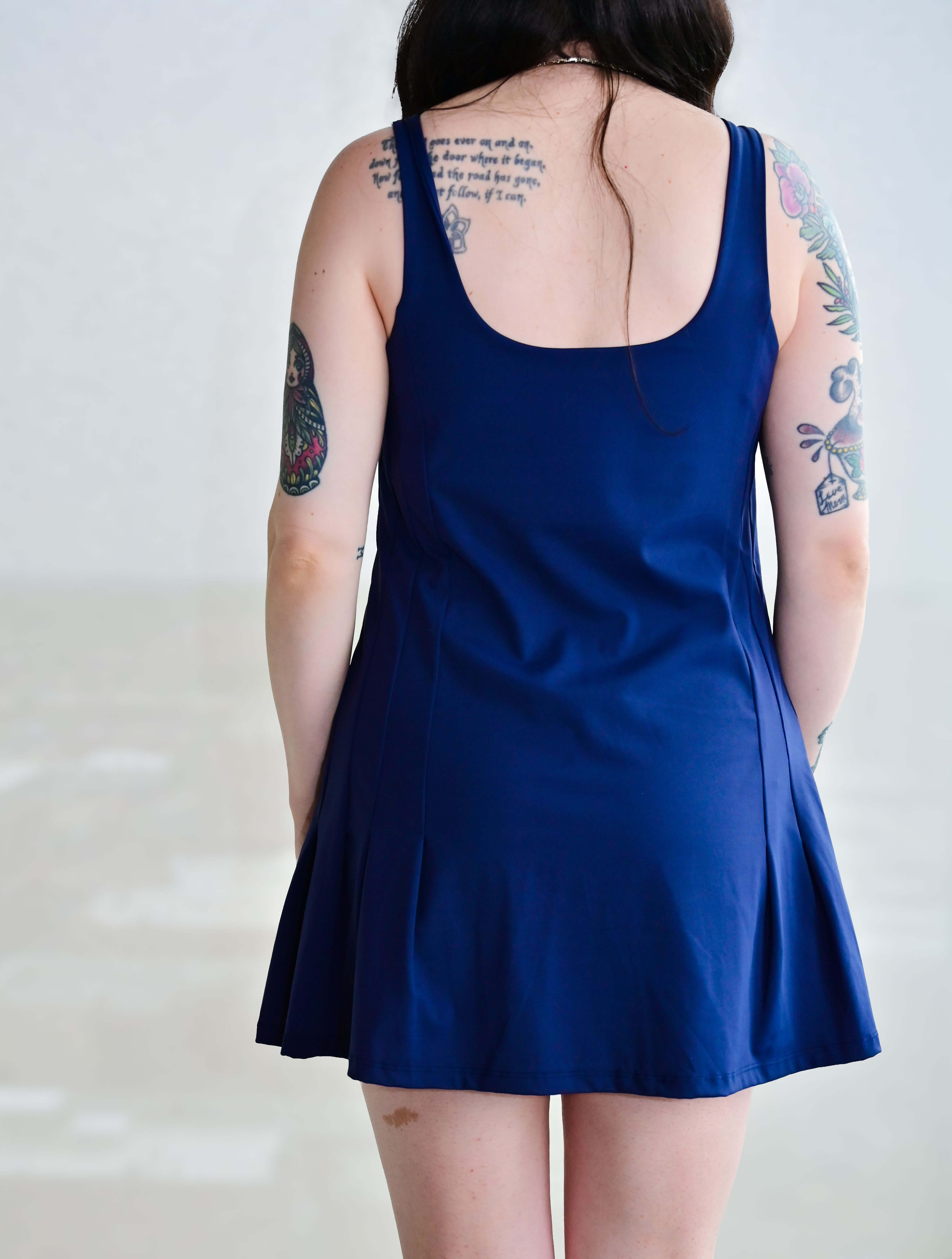 Mavis Second Skin Pleated Mini Dress