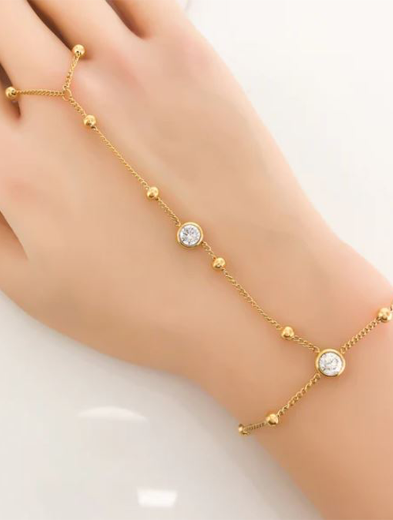 Beaded Water Resistant Hand Chain