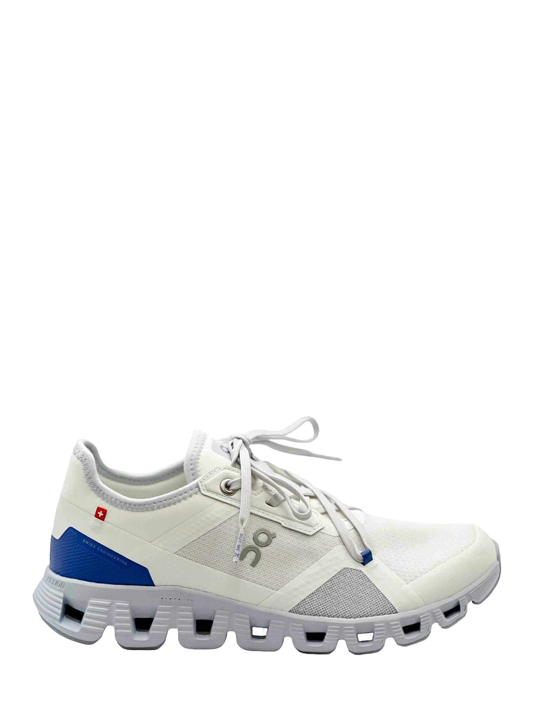 On Running Cloud X 3 AD Sneaker in Undyed-White/Nimbus