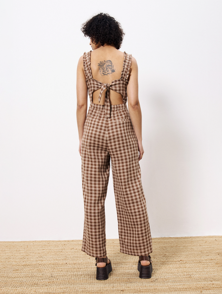Pearline Tie-Back Jumpsuit