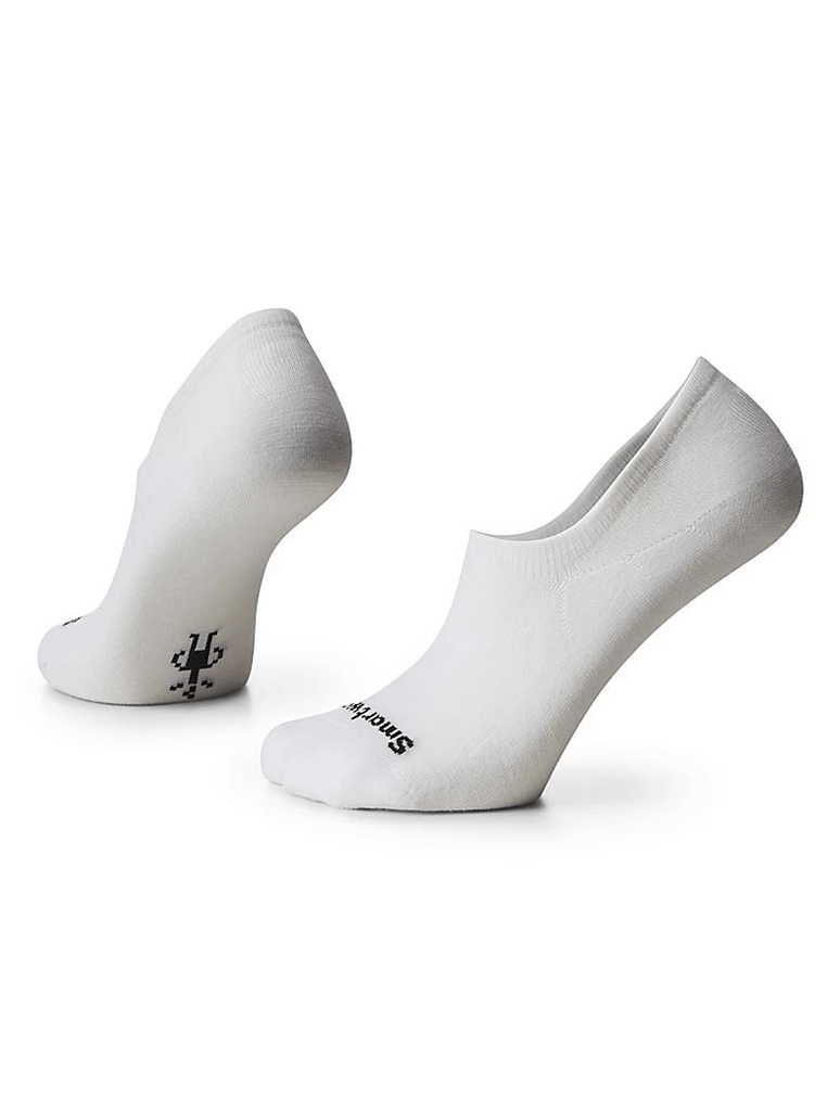 Everyday No Show Zero Cushion Socks in White