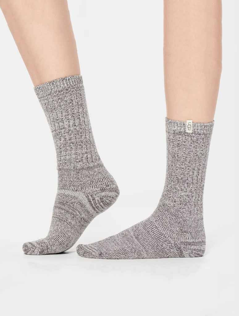 UGG Rib Knit Slouchy Crew Sock