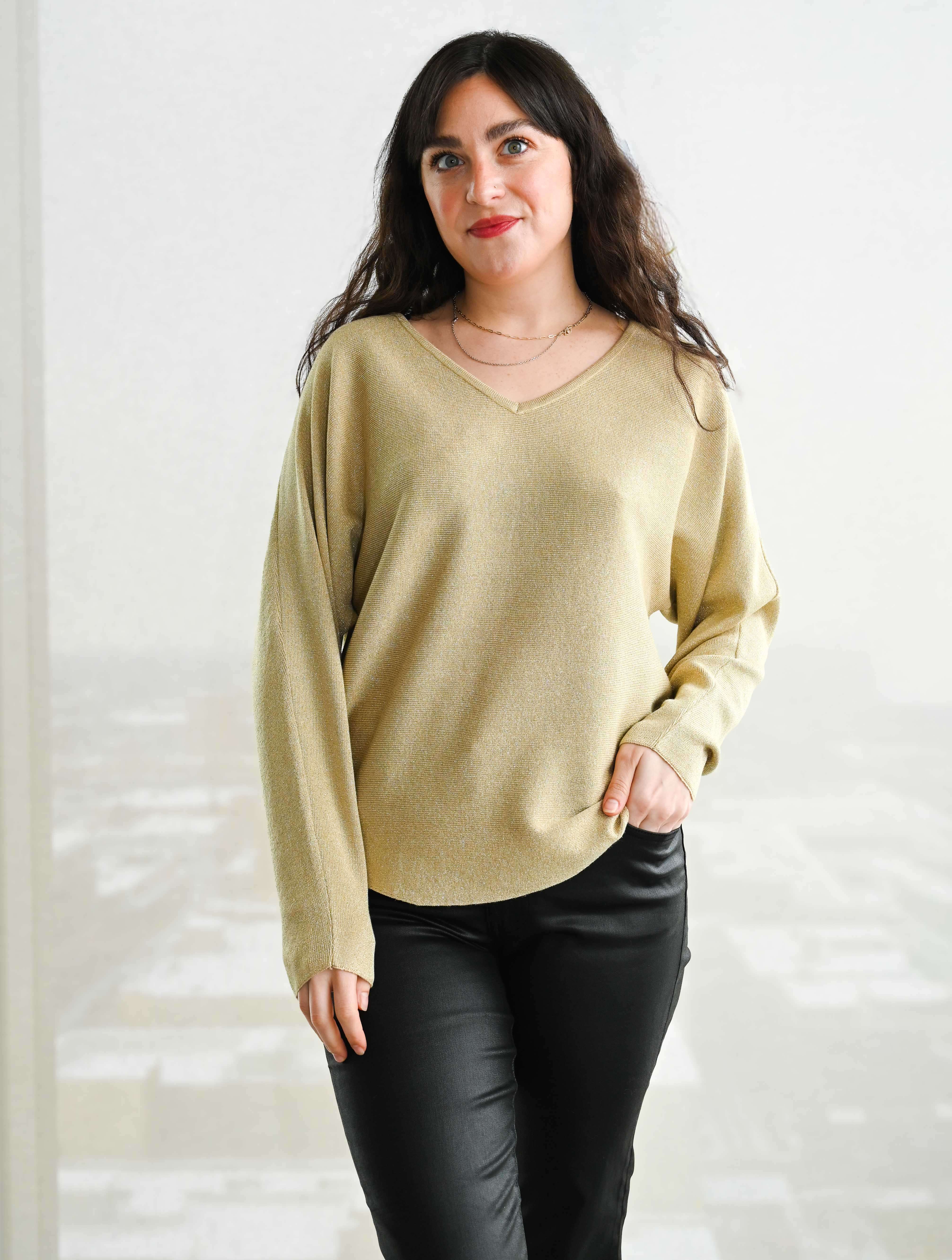 Metallic Sweater (Final Sale)