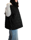 Quilted Puffer Poncho