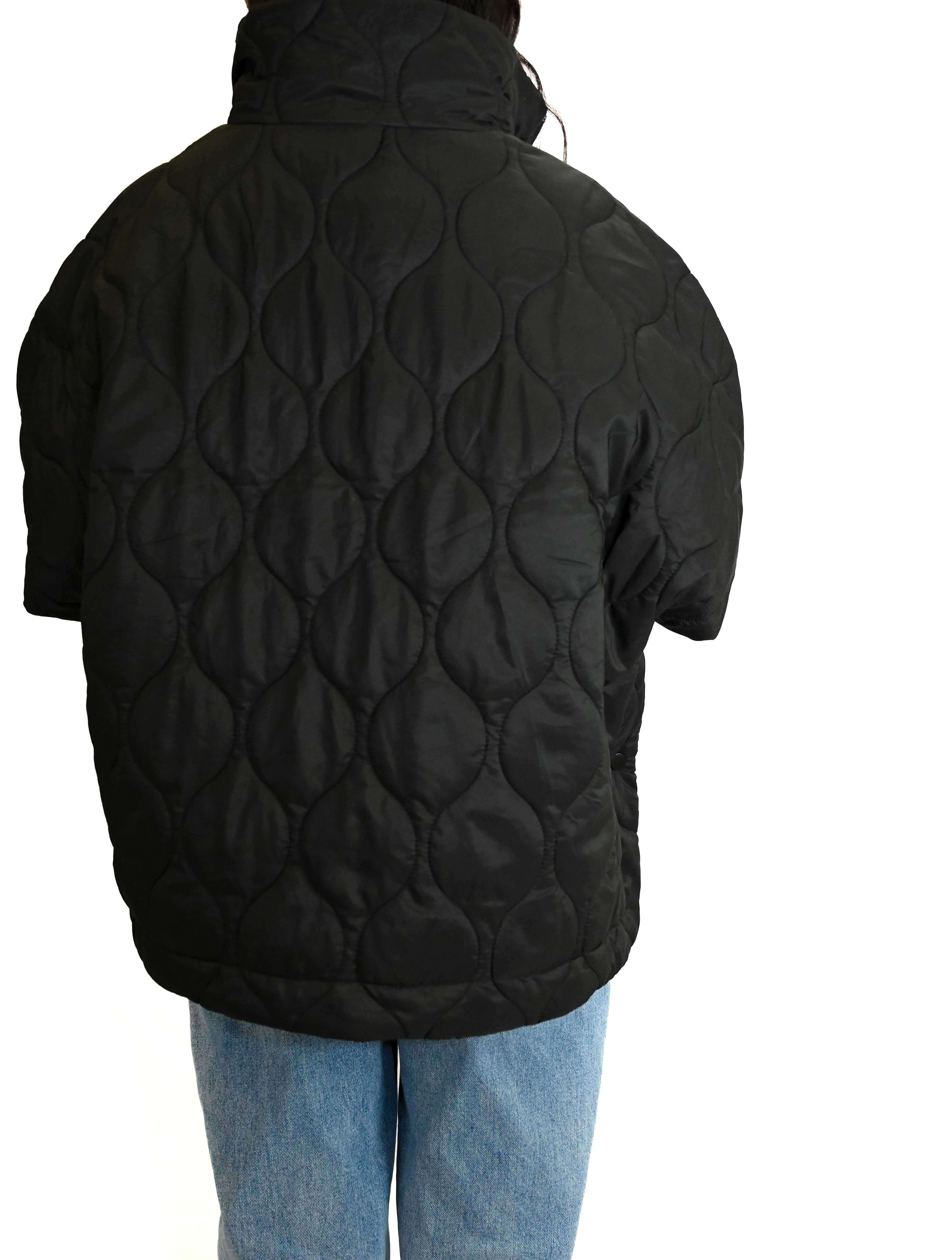 Quilted Puffer Poncho